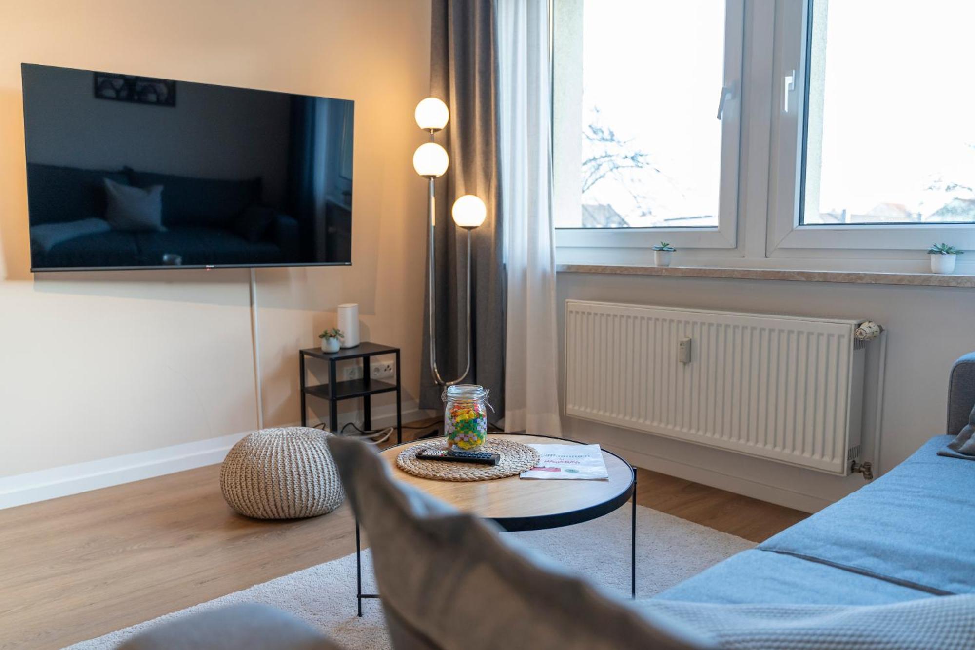Rr - Stylish Apartment 50Qm - Wifi - Washer - Tv Magdeburgo Exterior foto